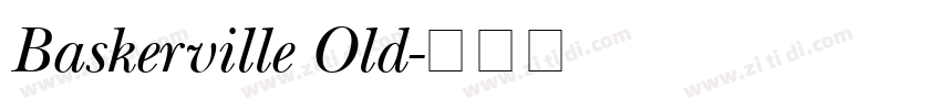 Baskerville Old字体转换